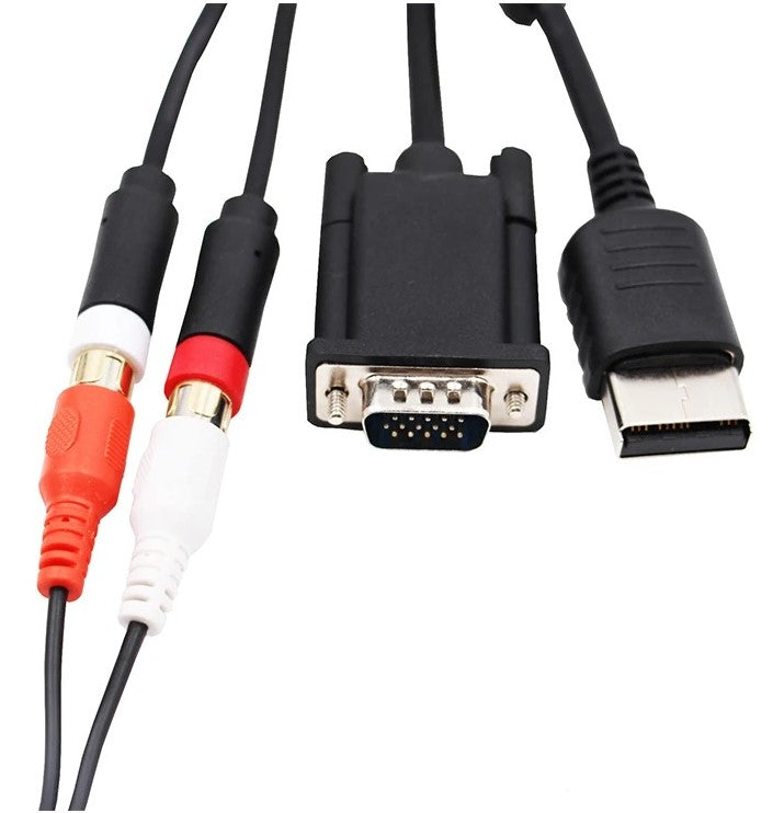 Câble VGA Pour SEGA Dreamcast – Version EUR PAL – Très Bon État