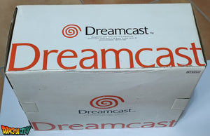 Dreamcast VA1 60Hz + Bios Freezone + Patch 50Hz/60Hz Auto + Boîte + Alimentation 220V + 1 Manette + Notices + Dream Passport 2 "NEUF" + Câble Vidéo + Câble Alimentation + Serial Matching + Câble RJ11 + Jump Pack + Condensateurs GDROM "NEUF"