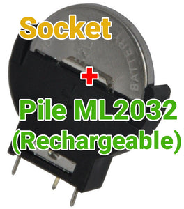 Socket + Pile (Rechargeable) « Dreamcast » / « MegaCD 1&2 »