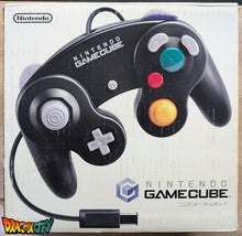 Charger l&#39;image dans la galerie, GameCube Noir JAP 60Hz Freezone + Boîte + 1 Manette + Alimentation 110V + Câble Vidéo + Puce Xeno-GC + Picoboot + Sandisk Swiss 64Go + SD2SP2 POR TF