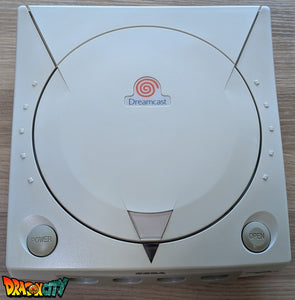 Dreamcast VA1 60Hz + Bios Freezone + Patch 50Hz/60Hz Auto + Boîte + Alimentation 220V + 1 Manette + Notices + Dream Passport 3 "NEUF" + Câble Vidéo + Câble Alimentation + Serial Matching + Câble RJ11 + Condensateurs GDROM "NEUF"