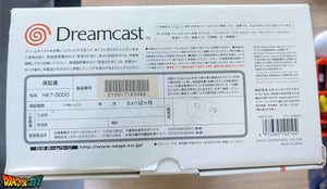 Dreamcast VA1 60Hz + Bios Freezone + Patch 50Hz/60Hz Auto + Boîte + Alimentation 220V + 1 Manette + Notices + Dream Passport 3 "NEUF" + Câble Vidéo + Câble Alimentation + Serial Matching + Câble RJ11 + Condensateurs GDROM "NEUF"