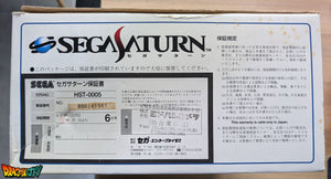 Saturn JAP Grise 60Hz + Boîte +  Cartouche Pseudo Saturn KAI + Alimentation SAT-Psu + Mémoire FRAM + Câble RGB