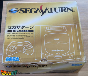 Saturn JAP Grise 60Hz + Boîte + Alimentation SAT-Psu + Bios Freezone + Mémoire FRAM + Câble RGB