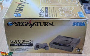 Saturn JAP Grise 60Hz + Boîte + Alimentation SAT-Psu + Bios Freezone + Mémoire FRAM + Câble RGB