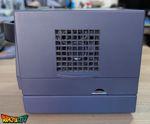 GameCube Collector Violette JAP 60Hz Freezone + Game Boy Player avec Disque + Boîte + Alimentation 110V + Puce Xeno-GC + Condensateurs changés (neuf) + Picoboot + Sandisk Swiss 256Go + SD2SP2 POR TF + Manette + Câble Vidéo + Serial Matching