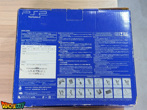PlayStation 2 FAT JAP 60Hz – SCPH-50000 + Boîte d'origine + Manette sans fil rouge translucide + Câble Vidéo + Câble d'alimentation