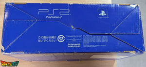 PlayStation 2 FAT JAP 60Hz – SCPH-50000 + Boîte d'origine + Manette sans fil rouge translucide + Câble Vidéo + Câble d'alimentation