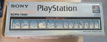 Charger l&#39;image dans la galerie, Console Sony PlayStation 1 (PS1) SCPH-7000 NTSC-J 60Hz - Version Dual Shock + Boîte + Manette PS1 + Câble Vidéo + Cable d&#39;alimentation 110V +  PSxMemCard (Lecture Backups + Imports) + Blocage Capot (Impression 3D)