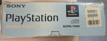 Charger l&#39;image dans la galerie, Console Sony PlayStation 1 (PS1) SCPH-7000 NTSC-J 60Hz - Version Dual Shock + Boîte + Manette PS1 + Câble Vidéo + Cable d&#39;alimentation 110V +  PSxMemCard (Lecture Backups + Imports) + Blocage Capot (Impression 3D)