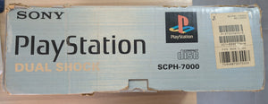 Console Sony PlayStation 1 (PS1) SCPH-7000 NTSC-J 60Hz - Version Dual Shock + Boîte + Manette PS1 + Câble Vidéo + Cable d'alimentation 110V +  PSxMemCard (Lecture Backups + Imports) + Blocage Capot (Impression 3D)
