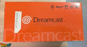 Dreamcast VA0 60Hz + Boîte + Bios Freezone + Patch 50Hz/60Hz Auto + Alimentation 220V + 1 Manette + Câble Vidéo RGB + Câble Alimentation + Serial Matching + Notices + Condensateurs GDROM changés (neuf)