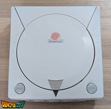 Charger l&#39;image dans la galerie, Dreamcast VA0 60Hz + Boîte + Bios Freezone + Patch 50Hz/60Hz Auto + Alimentation 220V + 1 Manette + Câble Vidéo RGB + Câble Alimentation + Serial Matching + Condensateurs GDROM changés (neuf)