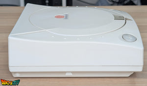 Dreamcast VA0 60Hz + Boîte + Bios Freezone + Patch 50Hz/60Hz Auto + Alimentation 220V + 1 Manette + Câble Vidéo RGB + Câble Alimentation + Serial Matching + Condensateurs GDROM changés (neuf)