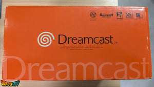 Dreamcast VA0 60Hz + Boîte + Bios Freezone + Patch 50Hz/60Hz Auto + Alimentation 220V + 1 Manette + Câble Vidéo RGB + Câble Alimentation + Serial Matching + Condensateurs GDROM changés (neuf)