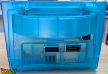 Charger l'image dans la galerie, GameCube JAP 60Hz + Coque Translucide Bleue (Neuve) + Picoboot + Cache lecteur 3D + SD2SP2 PRO V2