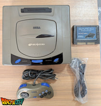 Charger l'image dans la galerie, Saturn JAP Grise 60Hz Dézonée (SAROO) + SAT-PSU + Boîte + Câble RGB + MicroSD King 64Go + Manette