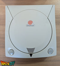 Charger l'image dans la galerie, Dreamcast VA1 60Hz + Boîte + Bios Freezone + Patch 50Hz/60Hz Auto + Alimentation 220V + 1 Manette + Câble Vidéo + Câble Alimentation + Serial Matching + Condensateurs GDROM changés (neuf)