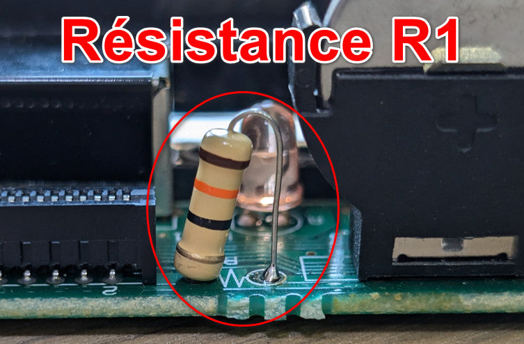 Dreamcast - Résistance R1 (13 Ohms)