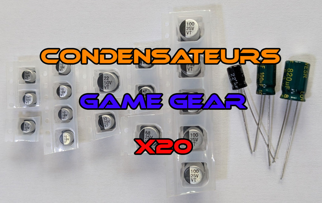 SEGA - Game Gear - Kit Condensateurs Capacitor Complet - Foto 3