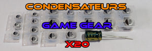 Game Gear - Pack 20 Condensateurs Game Gear