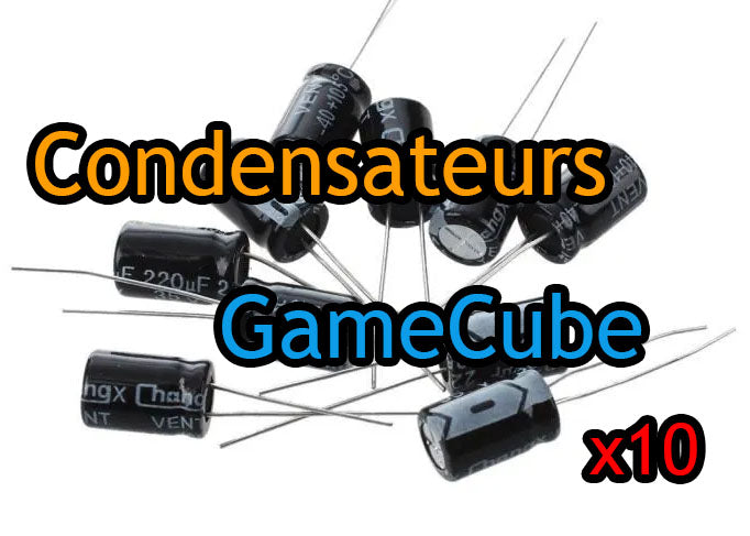 GameCube - Pack 10 Condensateurs pour Carte Fille Lecteur