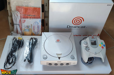 Dreamcast VA1 Freezone 60Hz + Boîte + Alimentation 220V + 1 Manette + Notices + Dream Passport 2 