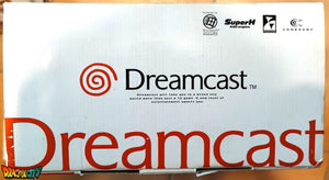 Dreamcast VA1 Freezone 60Hz + Patch 50Hz/60Hz Auto + Boîte + Alimentation 220V + 1 Manette + Notices + Dream Passport 2 + Câble Vidéo + Câble Alimentation + Câble RJ11 + Serial Matching