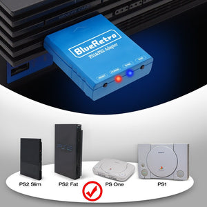 BlueRetro - Manettes Sans-Fil sur Dreamcast - GameCube - Nintendo 64 - SFC - Super Nintendo - SNES - Playstation 1 - Playstation 2 - PSX - Saturn - Xbox via adaptateur Xbox vers PS2