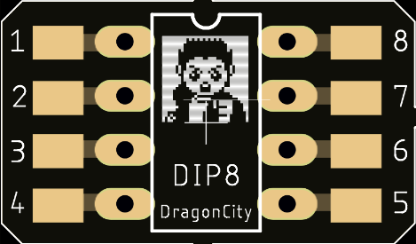 PCB DIP8 & DIP14