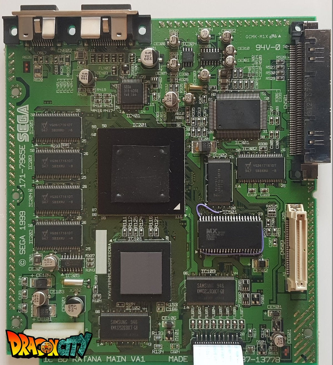 Dreamcast - Carte mère Dreamcast VA0/VA1 + NTSC Patch 50Hz/60Hz Auto + Bios Dreamboot/Freezone